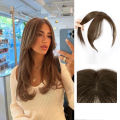 Synthetic Partial Bangs Curtain Bangs Hair Piece Increase Hair Volume Natural Looking Topper Hair Extension For Daily Use. 