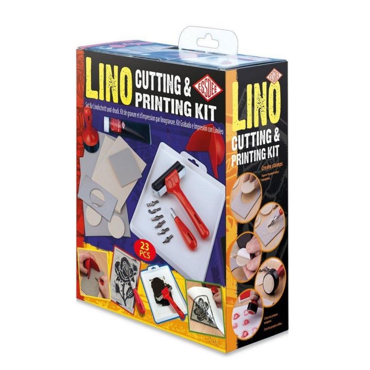 Essdee Lino Cutting and Printing Kit 23 Pieces