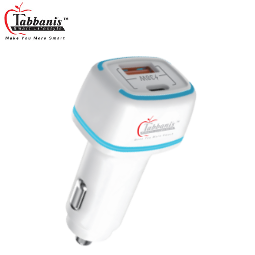Tabbanis - 38W PD PPS 3.0 Dual Port Smart Car Charger - 38W - Ultra-Fast Charge Compatible with iPhone16/15/14/13 All Series &Samsung,Vivo,Oppo & Tablets