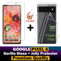 Google Pixel 6 Flexible Nano Glass And Hydrogel Soft Film Back Protector Combo. 