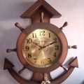 Pendulum Brown Wood & MFD Wall Clock Decorative-Vintage Wall Clock for Living Room Decor-Stylish Pendulum Wall Clock-Creative Wall Clock Pendulum Hanging Europe Style Living. 
