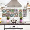 Premium Mosaic Self Adhesive Wallpaper Sticker, PVC 2D Waterproof Oilproof Ceramic Tiles Stickers Toilet Tile Wall Paper Wall Tiles 8"x8" (6 Sheets). 