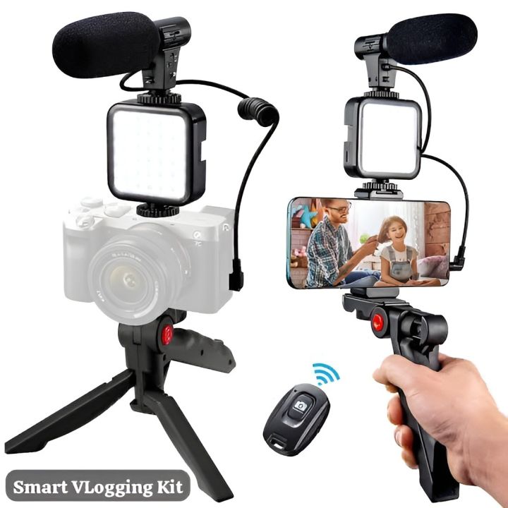 Professional Vlogging Kit with Wireless Remote Smart Accessory