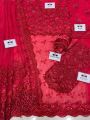 ATTARI FABRICS COUTURE RED SAREE. 