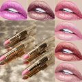 NANAKOR 12 Colors Magic Pink Glitter Lipstick Matte Gliter Shimmer Super Finish Matte Velvet Waterproof Glitter Lipsticks. 