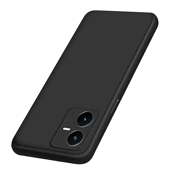 Vivo%20Y22%20Soft%20Matte%20Black%20Silicon%20Back%20Cover%20Soft%20-%20Shock%20Proof%20-%20Image%205