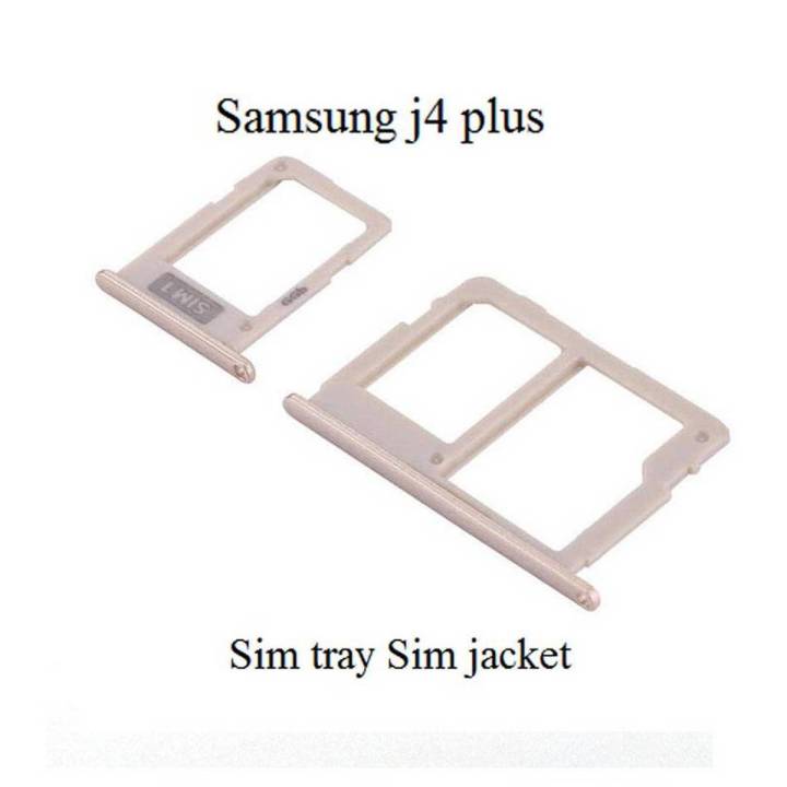 Samsung J4 Plus Sim Tray - Golden Sim Jacket For J4 Plus