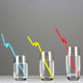 New Colorful Rainbow Pack of 100 Plastic Drinking Straw reusable disposable Straw smoothie straw bendy straw Wedding Party Decoration Tool. 