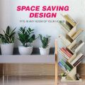 PAKWOOD 9-Shelf DIY Tree Shaped Floor Standing Bookcase, Storage Rack for Living Room/Home/Office. 