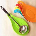 Silicone Spoon Rest Heat Resistant Utensil Holder Cooking Tool Rest Pad Grade Silica Gel Spoon. 