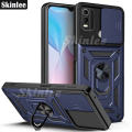 Phone Case Nokia C21 Plus Back Cover Hard Armor Shockproof Camera Protection Handphone Casing for Nokia C21 + Cover Cases Car Magnetic Navigation Holder Ring Cover. 