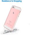 iPhone SE 2016 (Not for 2020), iPhone 5s and iPhone 5, Shockproof Bumper Cover, Anti-Scratch Clear Back, Crystal Clear. 