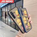 JIUMOO For OPPO Reno 3 Pro 5G Case Cartoon Winnie The Pooh Frosted Transparent Back Cover Lens Camera Protector Phone Case Soft Silicone Edge Full Cover Casing Hard Cases. 