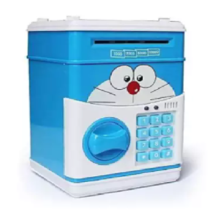 Doraemon Mini Atm Money Box Safety