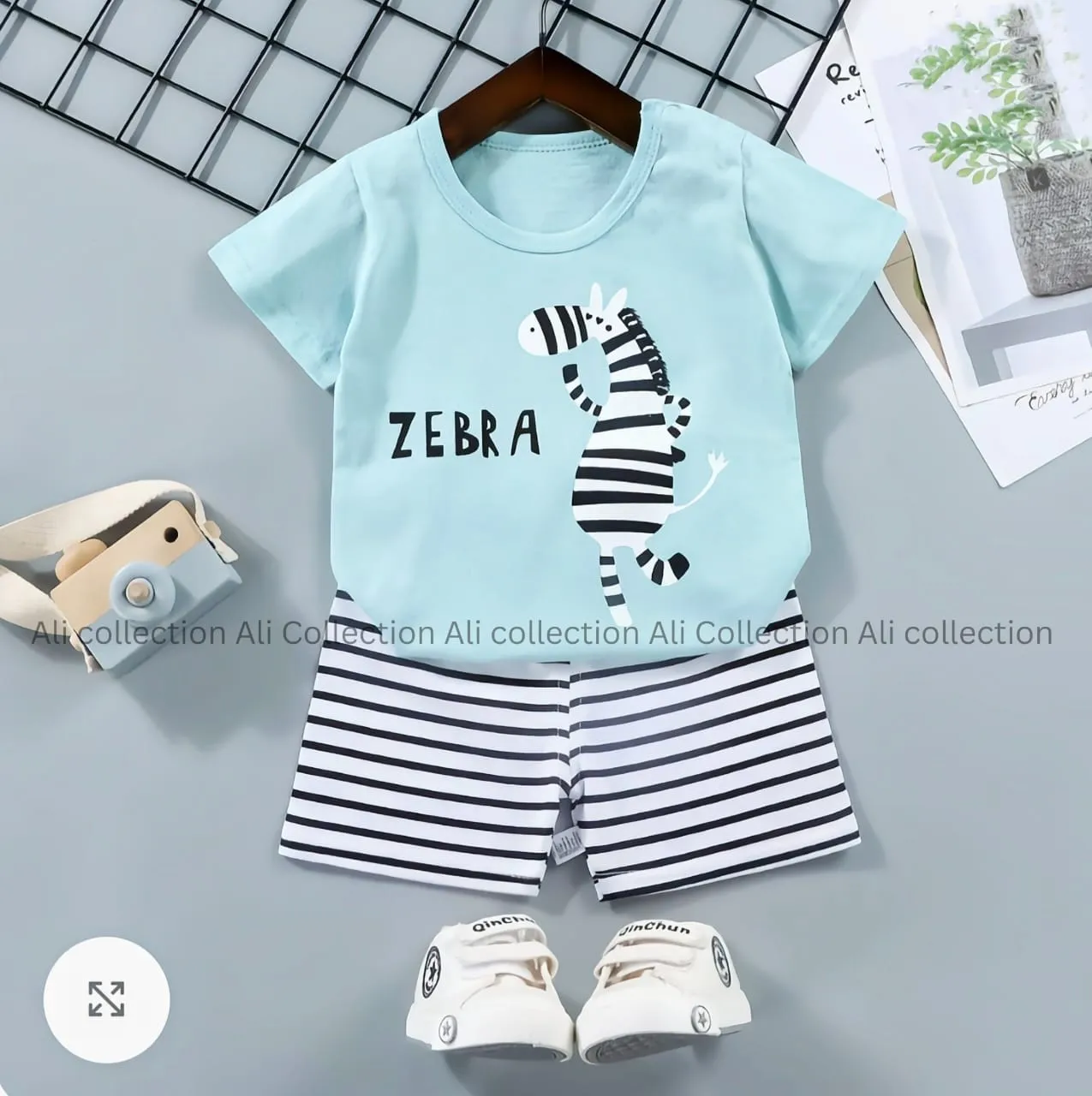 Zebra Print Summer Set Detail 1