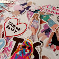 Taylor swift 50 Cutout Stickers, HD Printed best quality, Fully customized - You can print you own pictures, Taylor swift Merch Music POP Culture, Perfect gift for him and her. 