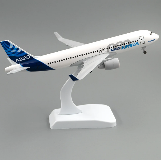 Airline  Model NEO Prototype Airbus A320 With Wheel Passenger AirPlane Model Alloy Diecast Toys Gifts Aircraft Model