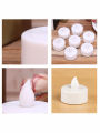 Pack of 6 Pcs LED Candles, Realistic Tea Lights Candles, LED Tealight Candles, Flickering Bright Tealights, Battery Operated Candles, Flameless Candles For Party Decor & Celebrate Candle Light Dinner. 