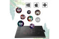 New GAOMON M10K PRO 10 * 6.25'' Pen Graphic Tablet Drawing Wacom Board with 8192 Pressure Battery-Free Stylus Android Support best for online Education and Art Drawing. 