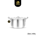 "Magno Baby 5 Pcs Cookware Set | Pure Aluminum Cooking Pots | 20cm to 28cm | High Quality Kitchen Set. 
