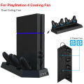 For PS4 Vertical Stand Cooling Fan Controller Charging Station PlayStation 4. 