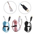 USB Mouse Cables Nylon Wire Replacement DIY Umbrella Rope Mouse Cable Line for FK2 EC1-B EC1-A EC1-B FK1 ZOWIE Mouse. 