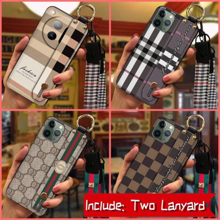 Back Cover Fashion Design Phone Case For infinix Zero40 4G/5G Phone Holder protective Wrist Strap classical Waterproof