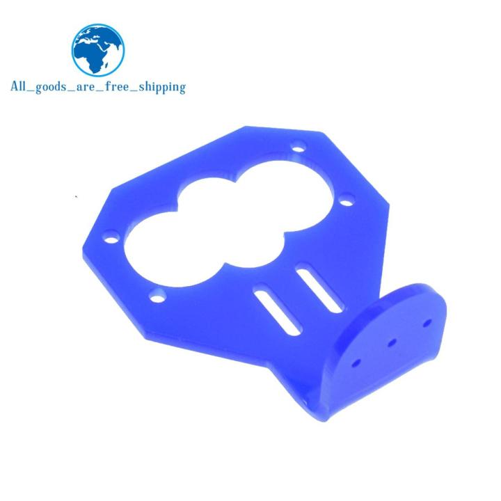 TZT Cartoon Ultrasonic Sensor Mounting Bracket for HC-SR04 Smart Car Blue Color   for arduino