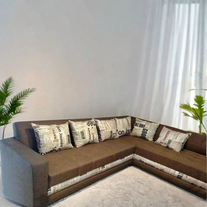 L shape sofa set