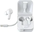 JLab JBuds Air Executive True Wireless Earbuds, Bluetooth Wireless Headphones and USB Charging Case with C3 Calling Dual Microphones, IP55 Sweat Resistance and Custom EQ3 Sound, White. 