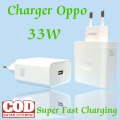 Oppo 33W Supervooc 33 Watt original Fast Charger US EU Wall Adapter For OPPO A96 A76 F19 F19 Pro Find N X K9X R11 R17 Reno 7 se 6 Pro With 1M USB Type-C Cable. 