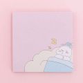 Sticky Notes Post It Note Memo 80 Sheets Pad Printed Sleeping Bear. 