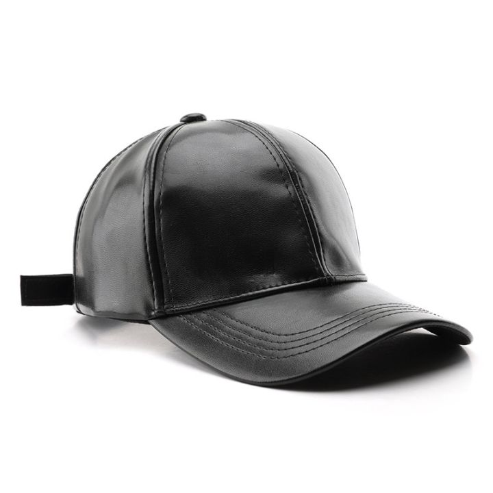 Fashion Accessories PU Leather Cap - Perfect for Outdoor Adventures and Sun Protection