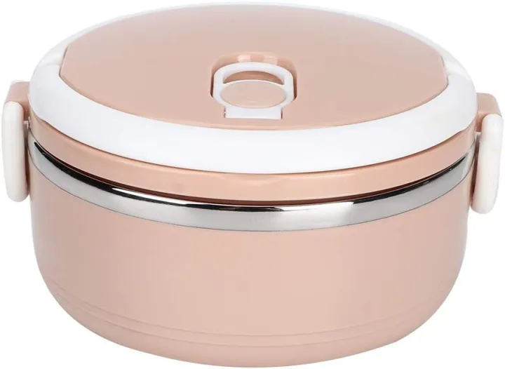 Insulated Stainless Steel Thermal Lunch Box – Portable Single Layer ...