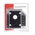 Caddy Case 9.5mm SATA 2.5'' HD 2nd Hard Disk Drive Enclosure SSD Case Box For Laptop / CD-ROM / DVD-ROM. 