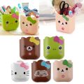 Cute Cartoon Animals Multi-Purpose Storage Barrels With Suction Cups. 