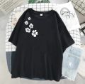 Amazing T Shirt Design Summer Collection Shirt Trendy Flower Printer Smart Fit Round-Neck Half Sleeves Tee Shirt. 