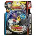 beyblade metal fusion clash of tornado speed top 2 Launchers and 4 Bey set. 