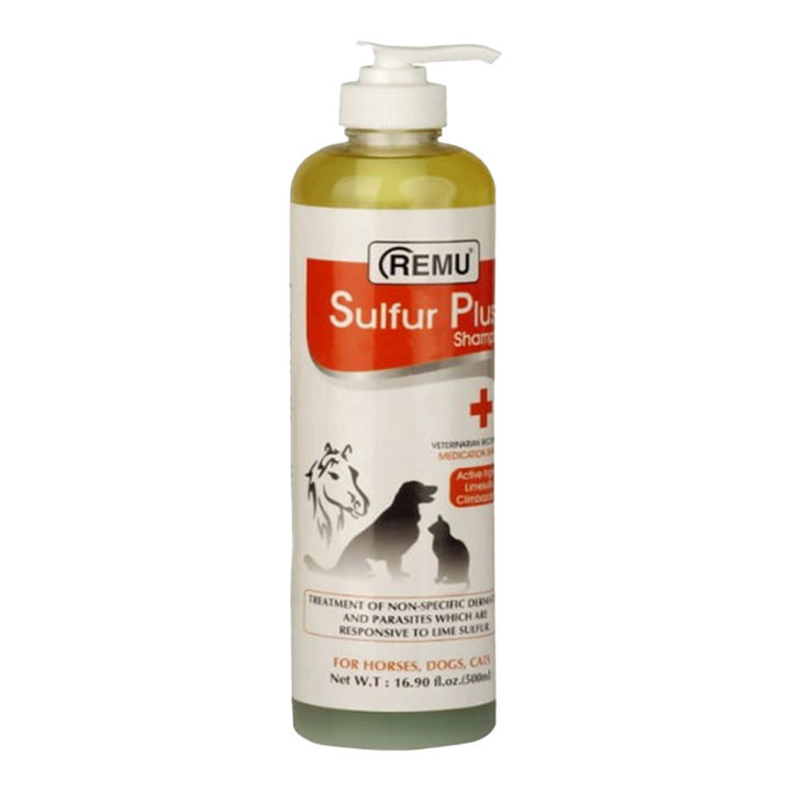 Sulfur Plus Medicated Shampoo For Cat & Dogs - 120 M