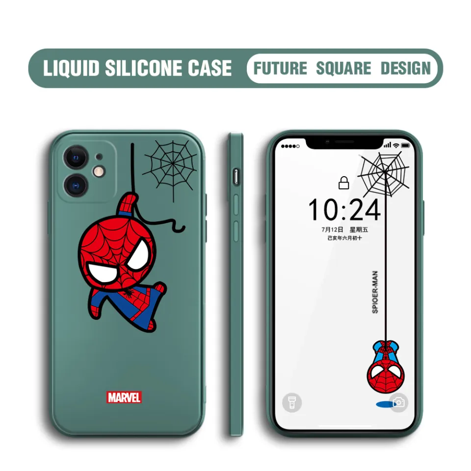 Silicone Case Iphone Xs Max Case For Men Spider-Man Theme IPhone