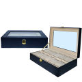 KADEMAN Original PU Leather Display Collection Storage 12 Grids Watch Box Gift Set Holder Box. 