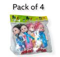 Four Pcs Randomly 10cm Mini Kelly Doll With Clothes Shoes Girls' Cute Dolls Fashion Dolls Best Gift For Children Baby Toys. 
