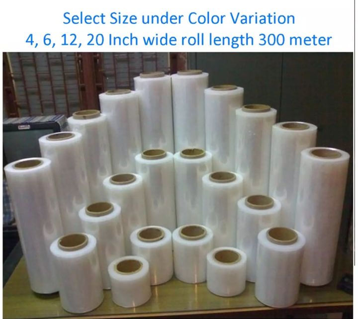 20 ,12,8,6 Inches High Quality Shrink Wrap Packing Plastic Sheet Roll  All Sizes Available For Wrapping Products