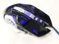 Speed Fighter 3200Dpi High Quality Gaming Mouse 7 Led Optical 6 D Button Steel Surface. 