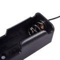 5pcs Black Storage Box Case Holder for 3.7V18650x1 Batteries. 