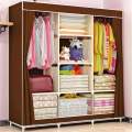 3 Layer Storage Wardrobe Model 88130 Shelf Rack Fancy And Foldable hanging. 