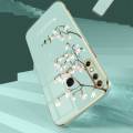 Casing For Infinix Zero X NEO Luxury Beautiful mapies with flower Camera Protection Phone Case Plating Edges Silicone Soft Cover With Free Lanyard. 