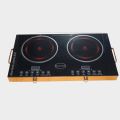 Silver Crest Double Burner Electric Stove model SC-703 7000W – Infrared Ceramic Hot Plate, Induction Cooker with Touch Controls, Reliable Temperature Regulation, Smart and Energy-Efficient Cooking, Safe and Easy to Maintain (BLACK). 
