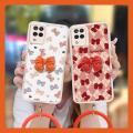 Dirt-resistant Simplicity Phone Case For Samsung Galaxy A12 5G/SM-A125M/A125F soft shell Anti-knock skeleton bowknot. 