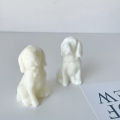 DIY Resin Handmade Baking Tools Desktop Aromatherapy Candle Making Gypsum Dog Cat Candle Mold. 